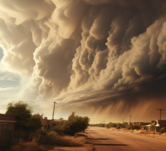 prairie dust storm